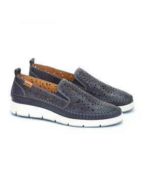 PIKOLINOS Tenerife Women’s Slip On Moccasin in Pacific Blue